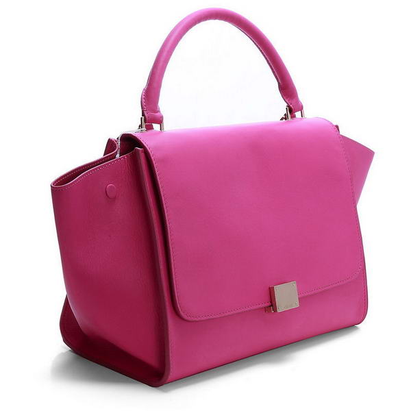 Top Quality Celine Trapeze Bags Original Leather 3342 Rosy