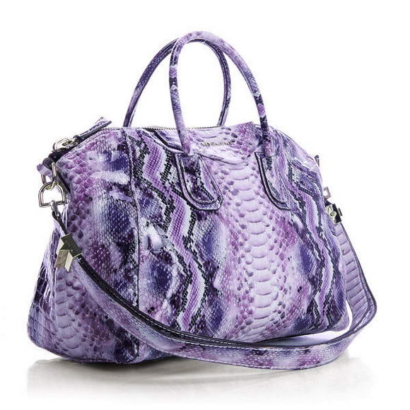 Givenchy Antigona Bag Snake Leather 9981 Purple