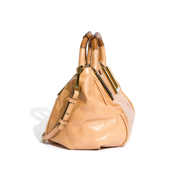 Chloe 'Ethel' Lambskin & Goatskin Leather Top Handle Satchel