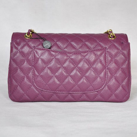 Chanel Classic 2.55 Quilted Flap Bag 1112 Purple with Gold Hardware