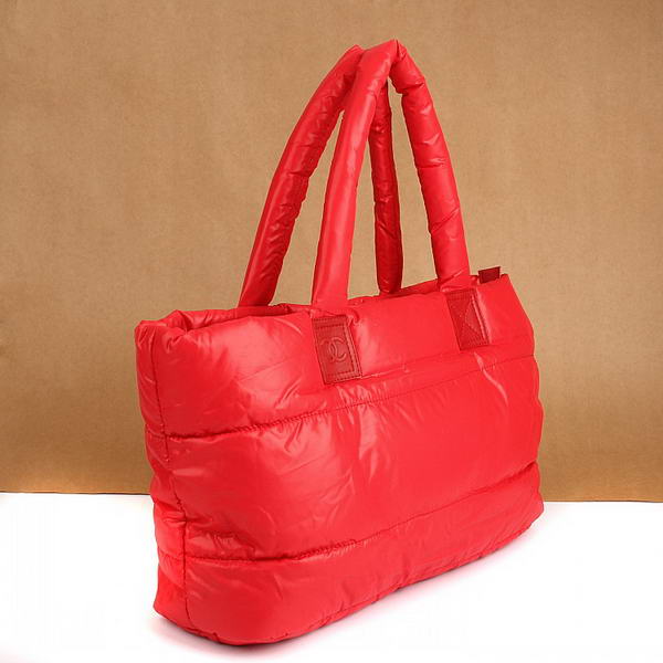 Chanel Coco Cocoon Eiderdown Tote Bag A60880 Red