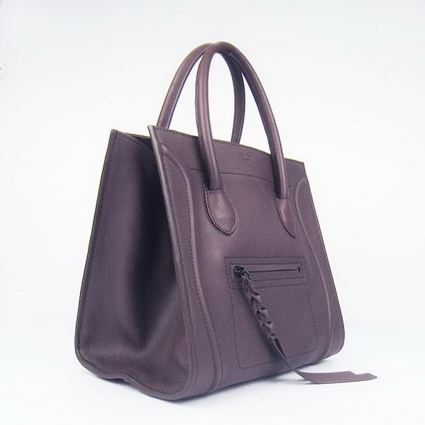 Celine Small Phantom Bags Original Calfskin Leather C1890 Dark Purple