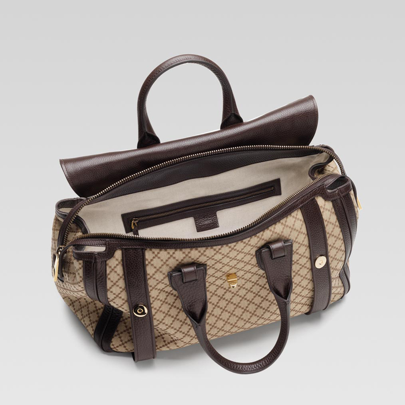 'gucci 1973' medium boston bag with oval GG and bu