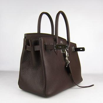 Birkin 30CM Dark Coffee (silver)