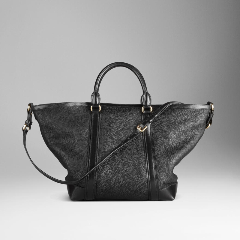 MEDIUM GRAINY LEATHER TOTE