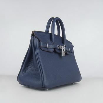 Birkin 25CM Dark Blue (silver)