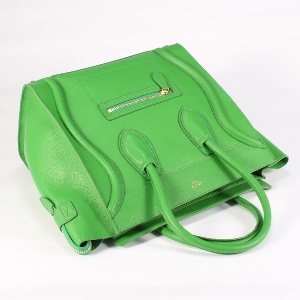 Celine Luggage Juboo Woman Handbag Green