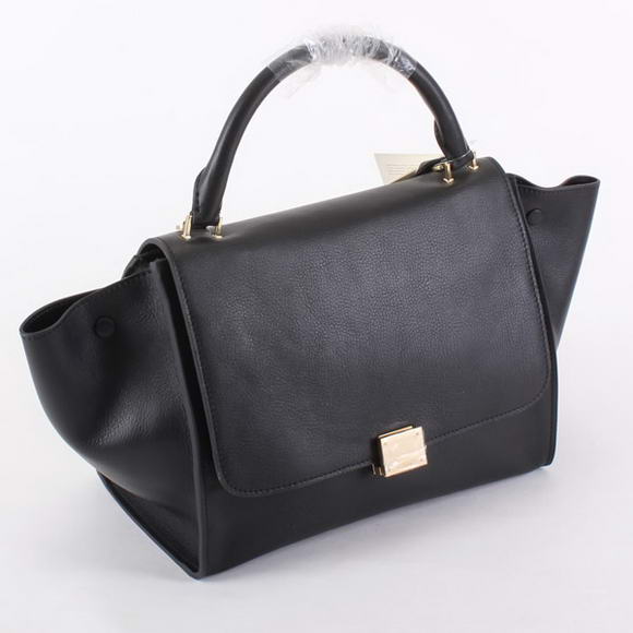 Celine Trapeze Bags in Oxhide Black