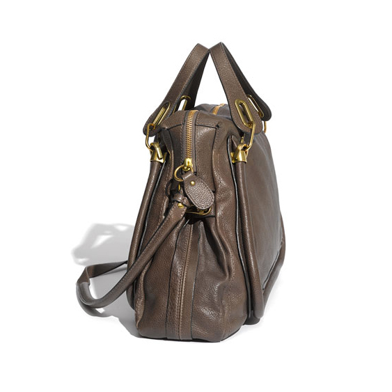 Chloe 'Paraty - Large' Calfskin Leather Satchel