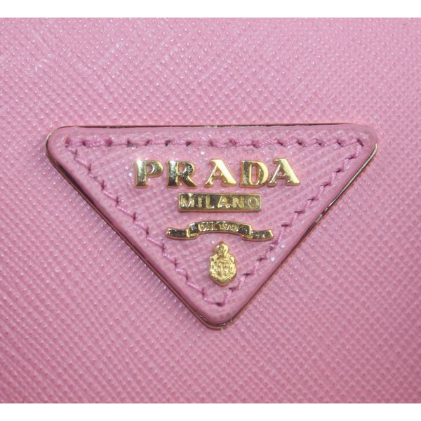 Prada Saffiano Leather Small Tote Bag BL0809 Pink