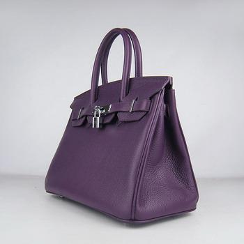 Birkin 30CM Purple (silver)