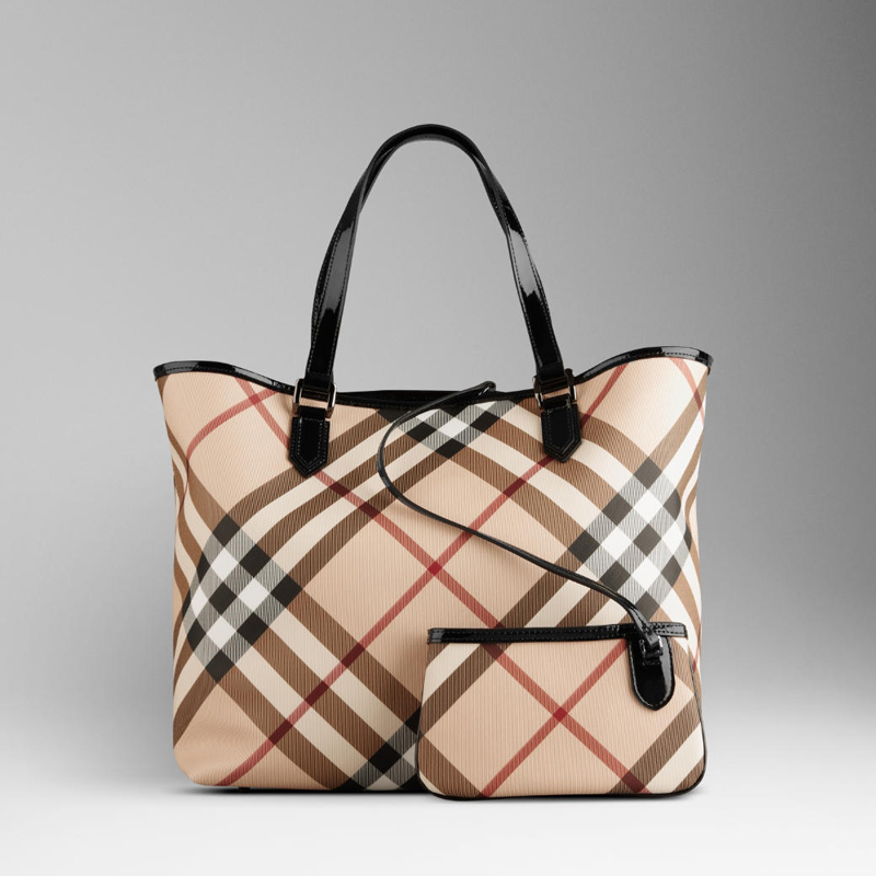 MEDIUM NOVA CHECK TOTE BAG