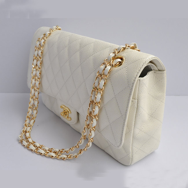 Chanel Flap Bags 1113 White