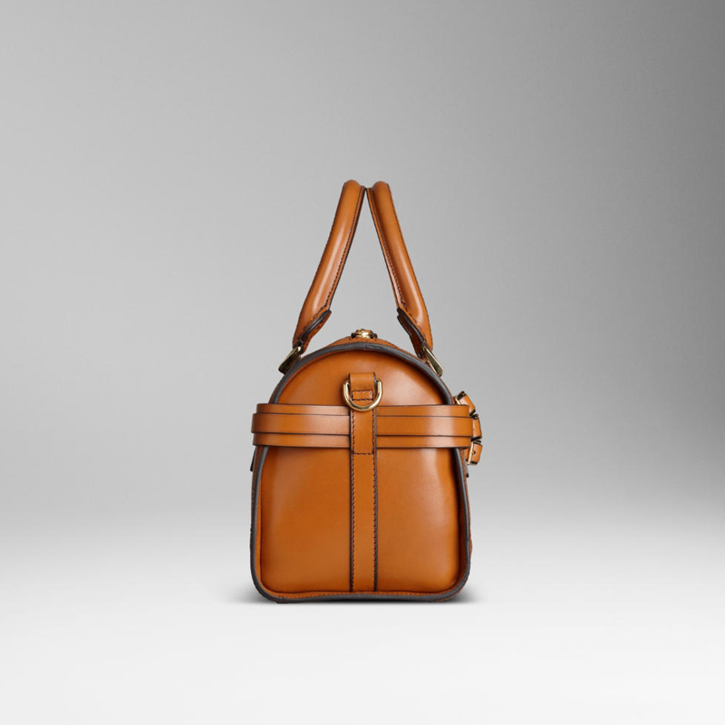 MEDIUM BRIDLE LEATHER BOWLING BAG