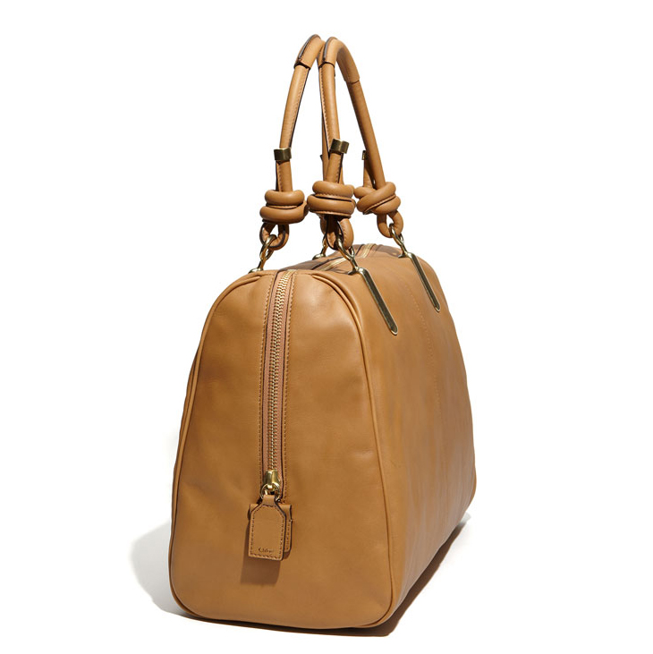 Chloe 'Janet - Large' Calfskin Leather Shoulder Bag