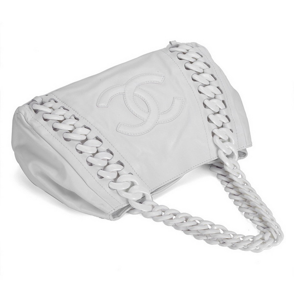 Chanel Coco Cocoon Cabas Lambskin Bag 28533 White