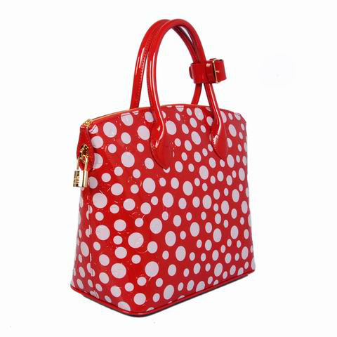 Louis Vuitton Yayoi Kusama Lockit M40600 Red