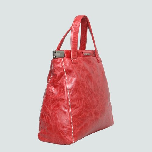 Miu Miu Oil Leather Tote Bags 90281B Red