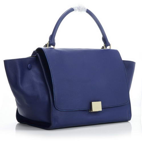 Celine Trapeze Bags Original Leather 3042 Blue