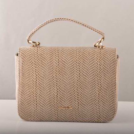 Miu Miu Tote Flap Bags Snake Veins 7428 Beige