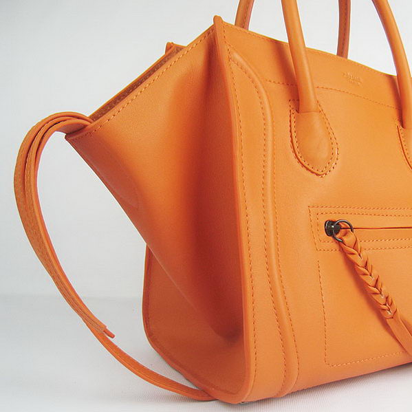 Celine Small Phantom Bags Original Calfskin Leather C1890 Orange