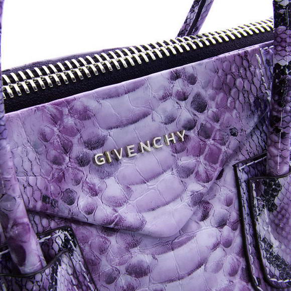 Givenchy Antigona Bag Snake Leather 9981 Purple