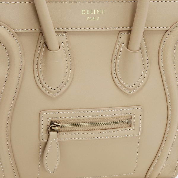 Celine Luggage Nano Boston Bag Original Leather Apricot