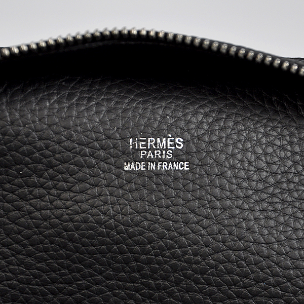 Hermes Good News Bag clemence leather in Black