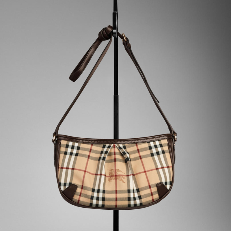 SMALL HAYMARKET CHECK CROSSBODY BAG