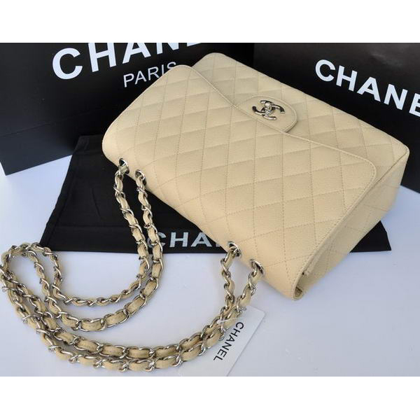 Chanel Original Caviar Leather Flap Bag A28600 Apricot