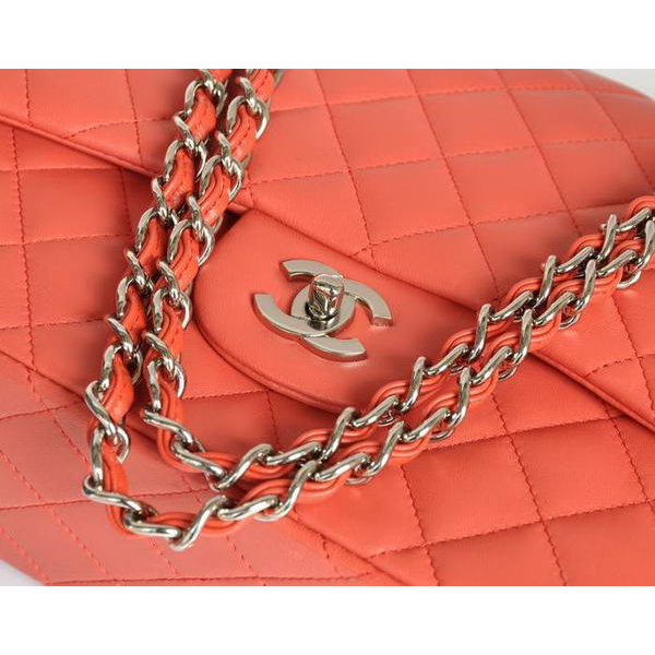 Chanel Original Leather Jumbo Flap Bag A47600 Light Red