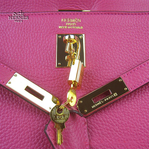 Hermes Kelly 35cm Togo Leather Bag Peachblow 6308 Gold Hardware