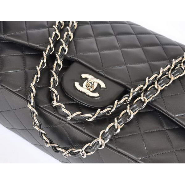 Chanel Original Leather Jumbo Flap Bag A47600 Black