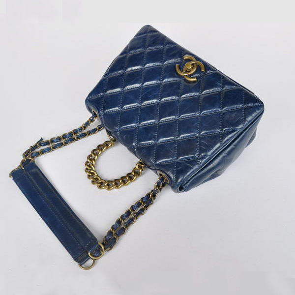 Chanel Quilted Calfskin Large Flap Bags A67130 Royalblue