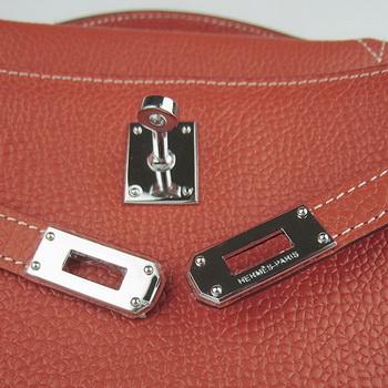 Hermes Kelly 22CM Cattle Neck Stripe Orange