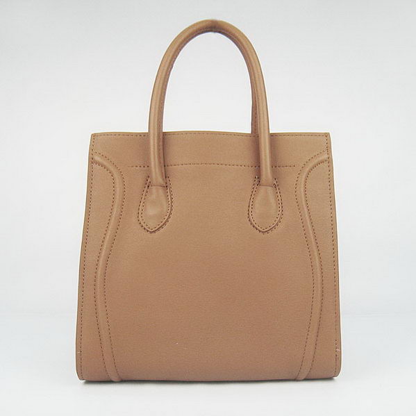 Celine Small Phantom Bags Original Calfskin Leather C1890 Dark Apricot