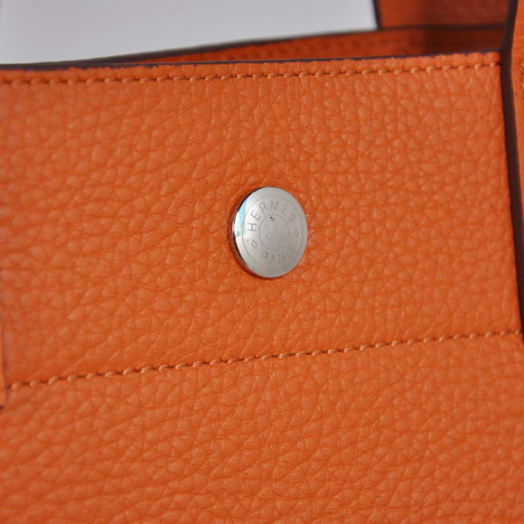 Hermes Briefcase 40CM Bag Clemence Leather Orange