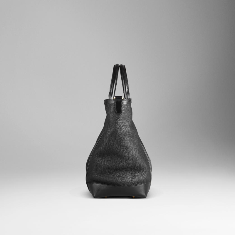 MEDIUM GRAINY LEATHER TOTE