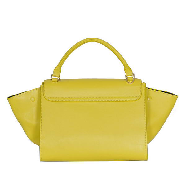 Fashion Celine Trapeze Bags Calf Leather C008 Lemon