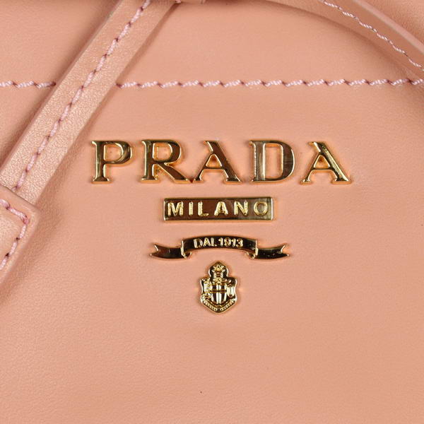 Top Quality Prada Glace Calf Leather Tote Bag BN2243 Pink