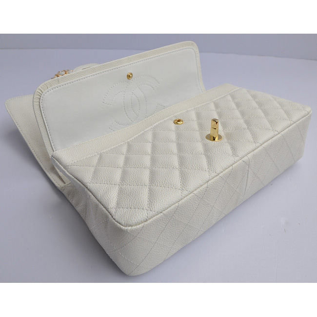 Chanel Flap Bags 1113 White