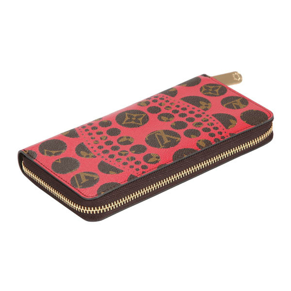 Louis Vuitton Yayoi Kusama Zippy Wallet M60450 Red