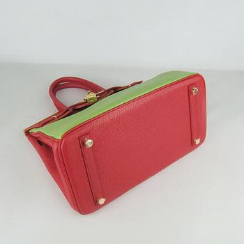 Birkin 30CM Red.Orange.Green (gold)