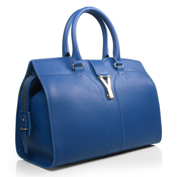 Yves Saint Laurent Cabas Chyc Bag Large 279079 Blue