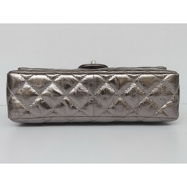 Chanel Flap Bag Quilted 40590 Silver-Gray