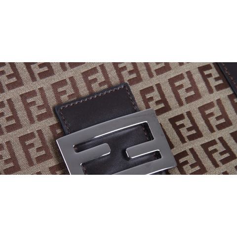 Fendi 8BR091 small F Coffee