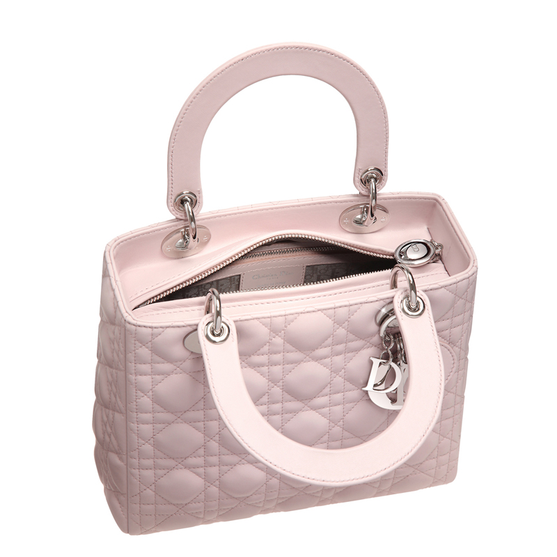 Foulard-coloured leather Lady Dior bag