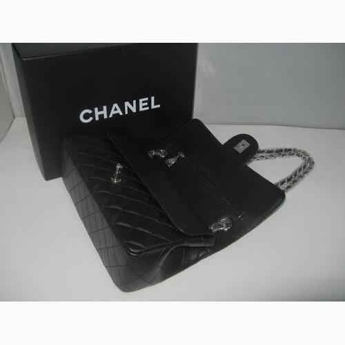 Chanel Black color with Silver chain