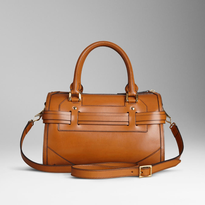 MEDIUM BRIDLE LEATHER BOWLING BAG