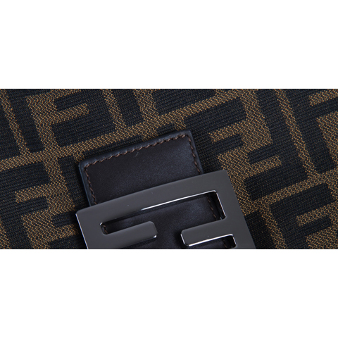 Fendi 8BR091 big F Coffee